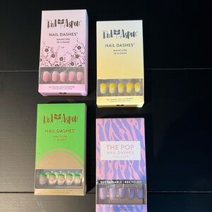 Red Aspen Nail Dashes Set of 4